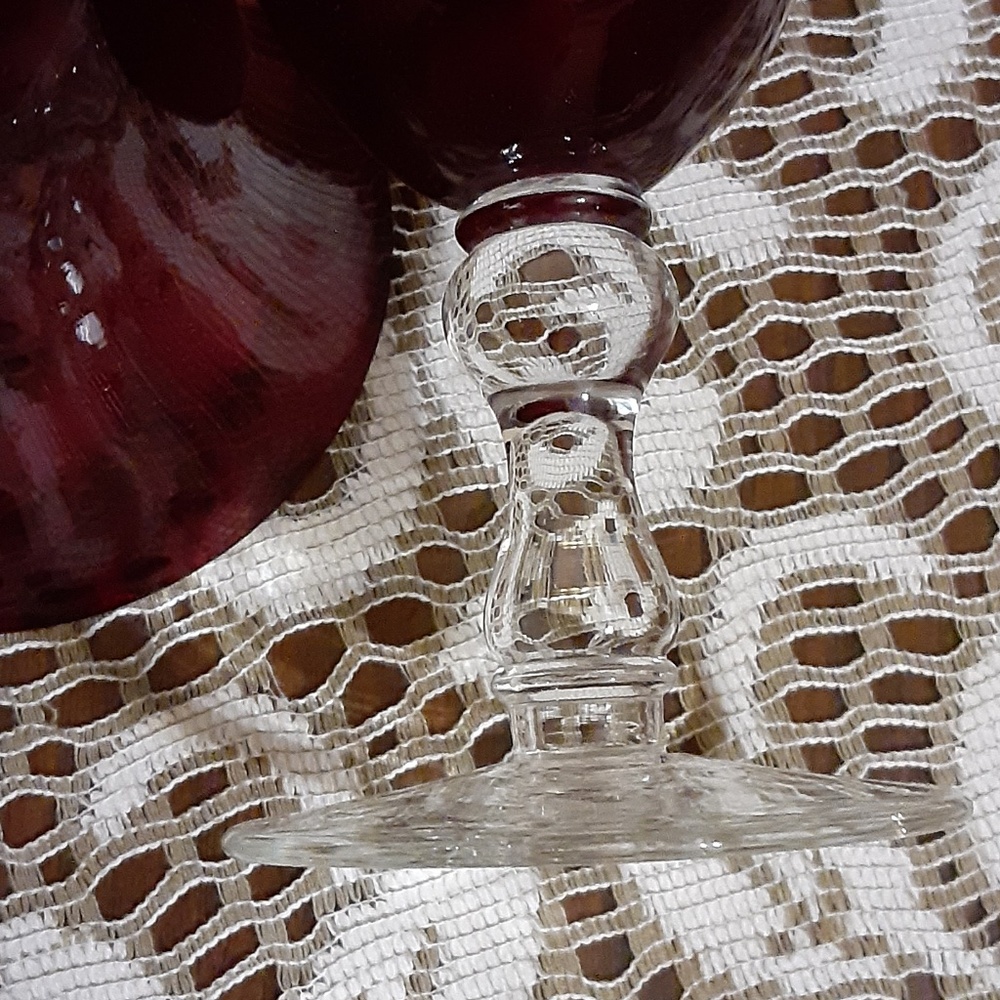 Home Essentials Ruby Red Water Goblets - Picture 3 of 5